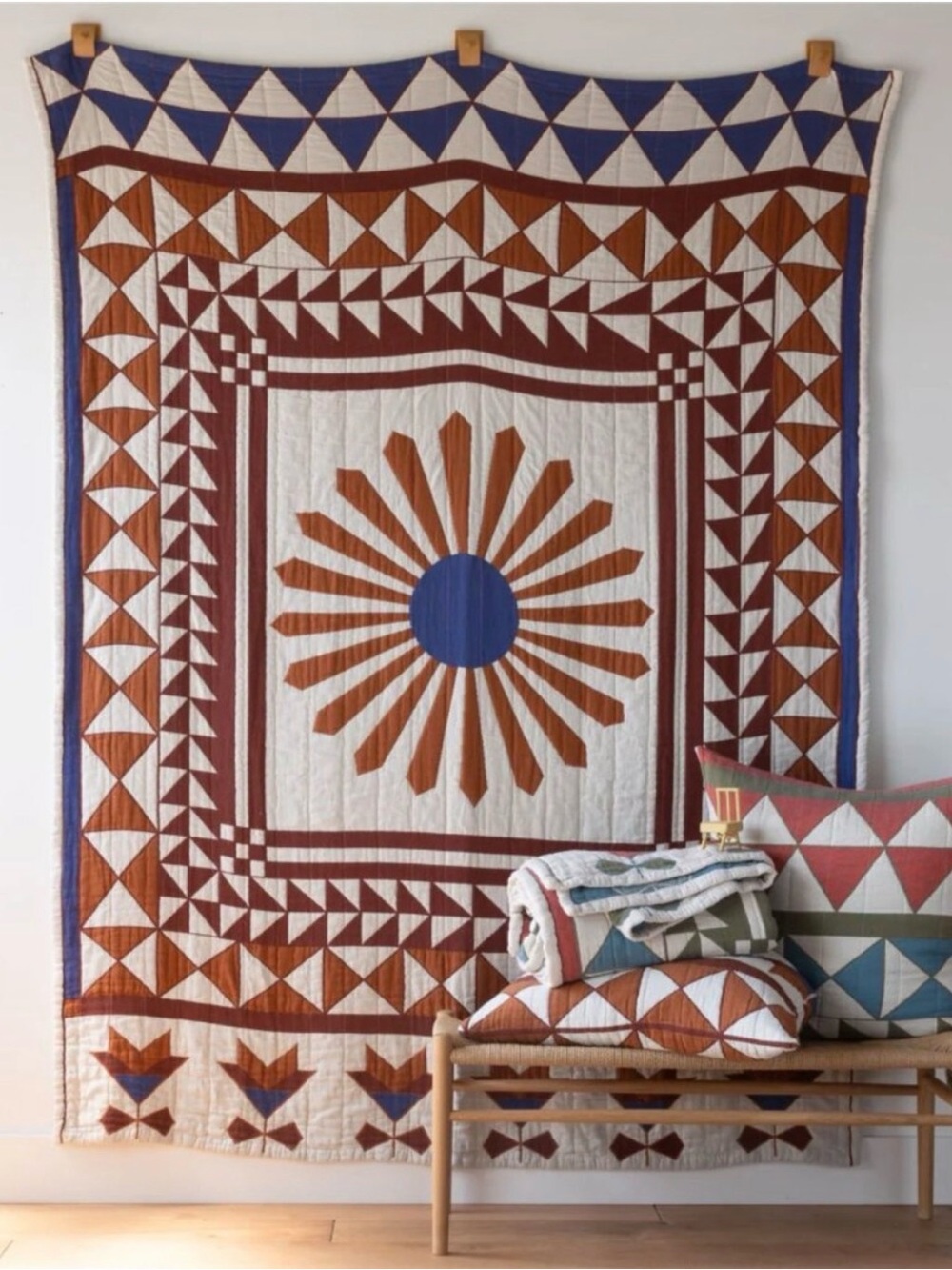 Schoolhouse x Rachel Murray Full/Queen Quilt in Tawny